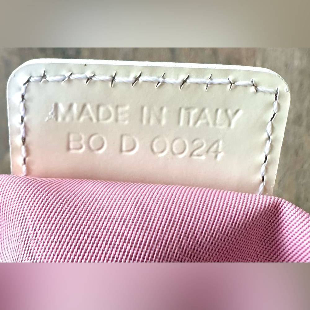 Christian Dior Pink Coated Canvas No. 2 Trotter Tote Bag. - Picture 15 of 16